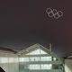 Artist’s conception of a cubesat ad showing the Olympic rings.